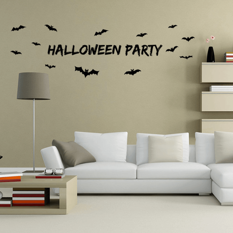 Miico AW9352 Halloween Wall Sticker Removable Sticksrs for Halloween Party Decoration Room Decorations - MRSLM