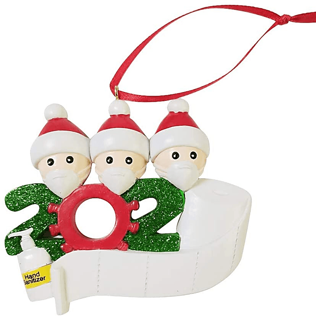 2020 Merry Christmas Tree Hanging Ornaments Family DIY Personalized Decor Gifts - MRSLM
