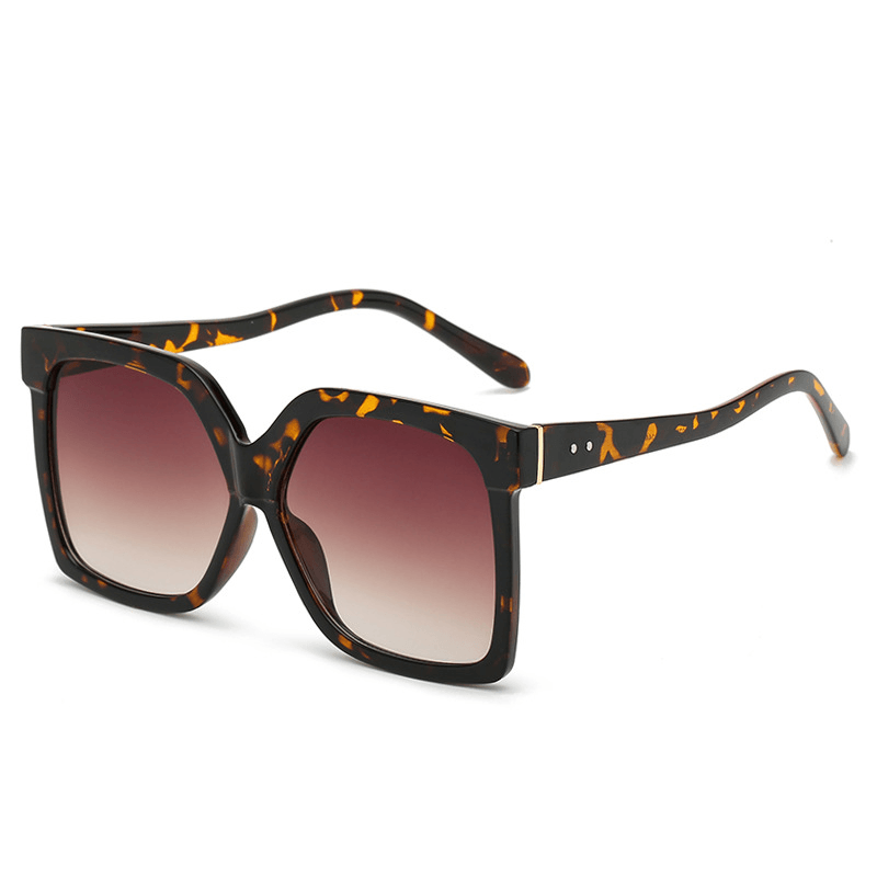 Retro Big Box New Sunglasses Contrast Color Sunglasses - MRSLM