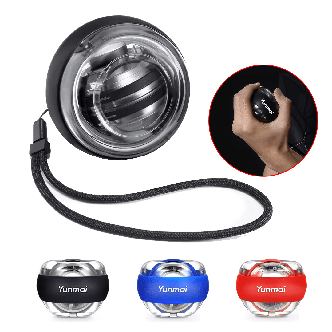 [From ] YUNMAI LED Wrist Ball Super Gyroscope Self-Starting Gyro Arm Force Trainer Muscle Relax Home Fitness Equipment - MRSLM