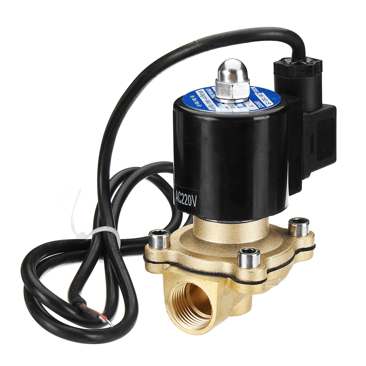1/2" AC 220V Waterproof Brass Electric Solenoid Valve Music Water Fountain Valve - MRSLM