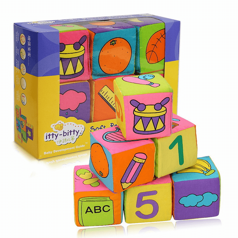 Children'S Toy Multifunctional Cloth Building Blocks 6 Pieces - MRSLM