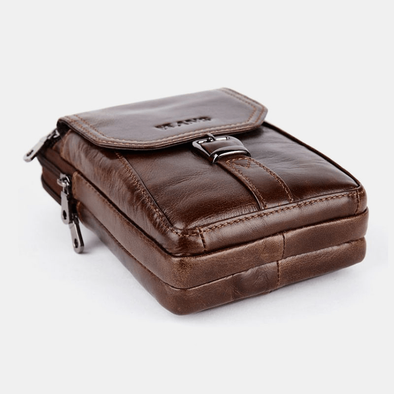 Men Vintage Shoulder Bag Crossbody Bag Waist Bag Phone Bag - MRSLM