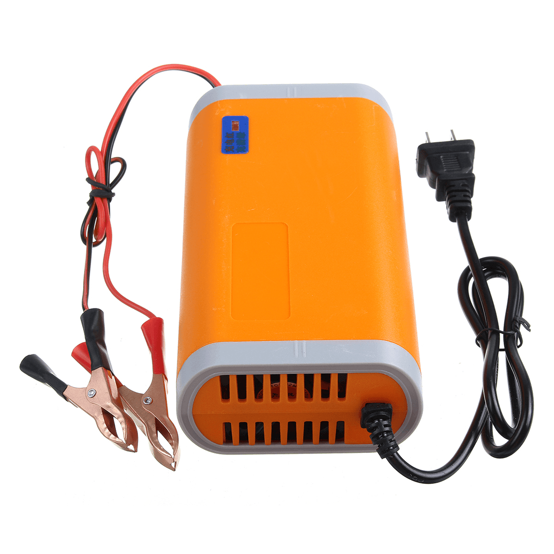 12V Smart Fast Charging Lead-Acid Battery Charger Maintainer for Car Motorcycle - MRSLM