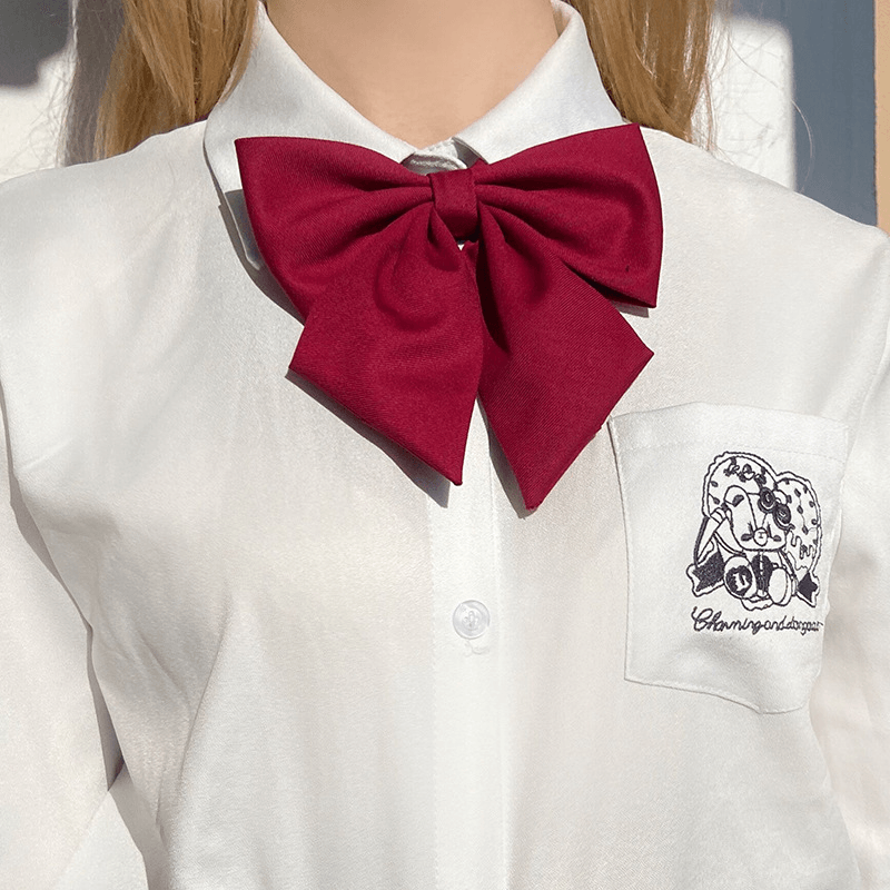 Department Female Student Sailors Wear Uniform Collegiate Bow - MRSLM