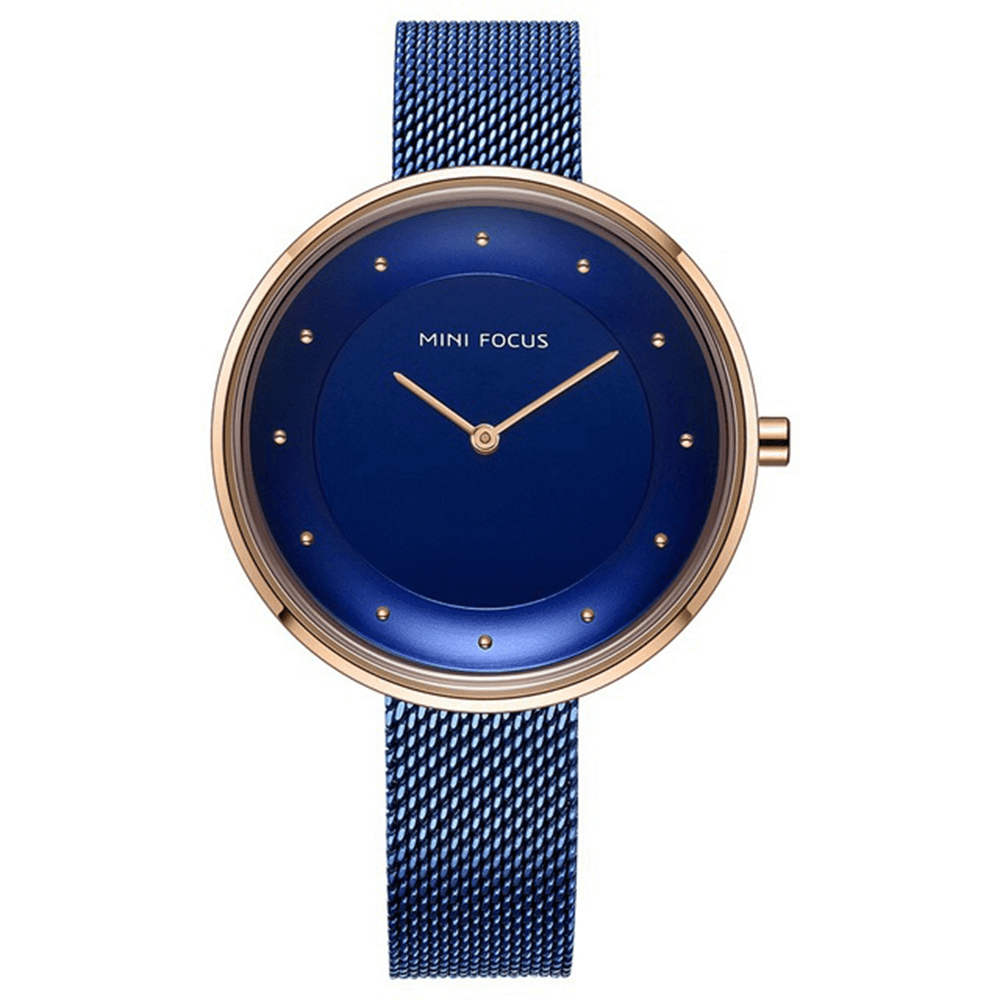 MINI FOCUS MF0179L Full Steel Women Wrist Watch Luxury Fashionable Quartz Watches - MRSLM