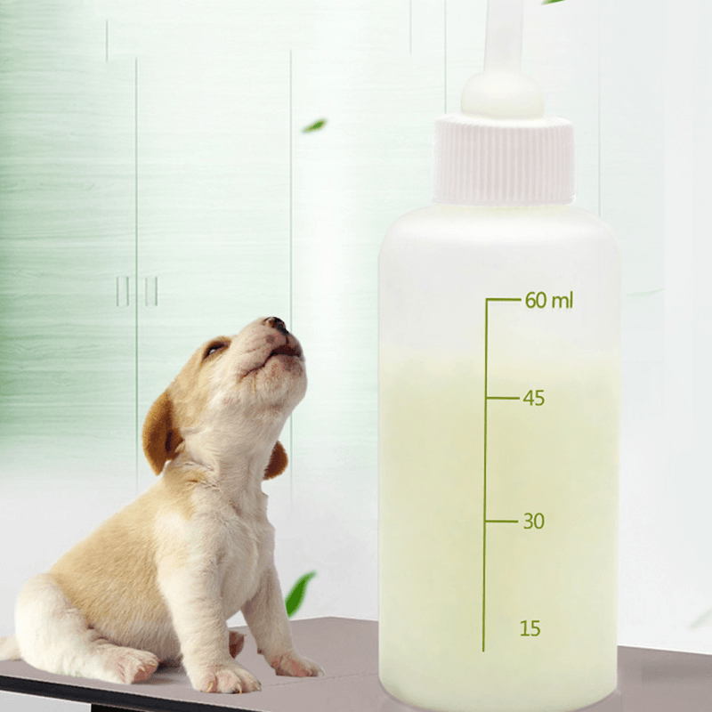 Pet Feeding Bottle Newborn Dog Cat Feeding Bottle Small Pacifier for Pet Dog Feeding Supplies - MRSLM