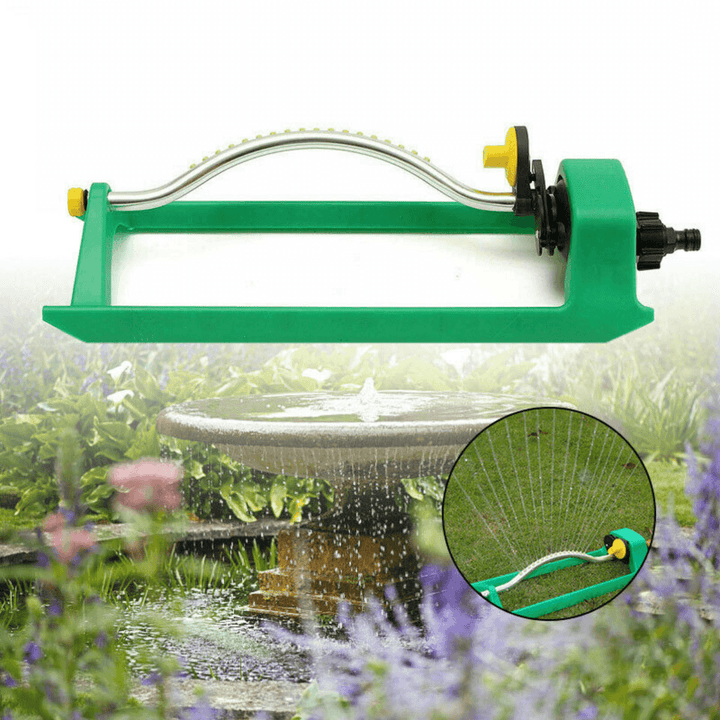 Outdoor Garden Grass 18-Hole Adjustable Oscillating Sprinkler Water Lawn Nozzle - MRSLM