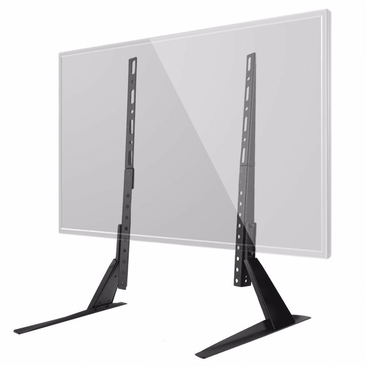 2Pcs Portable Foldable Tripod TV Stand Adjustable Height Monitor Bracket Mount for 26" to 50" Flat Screen - MRSLM