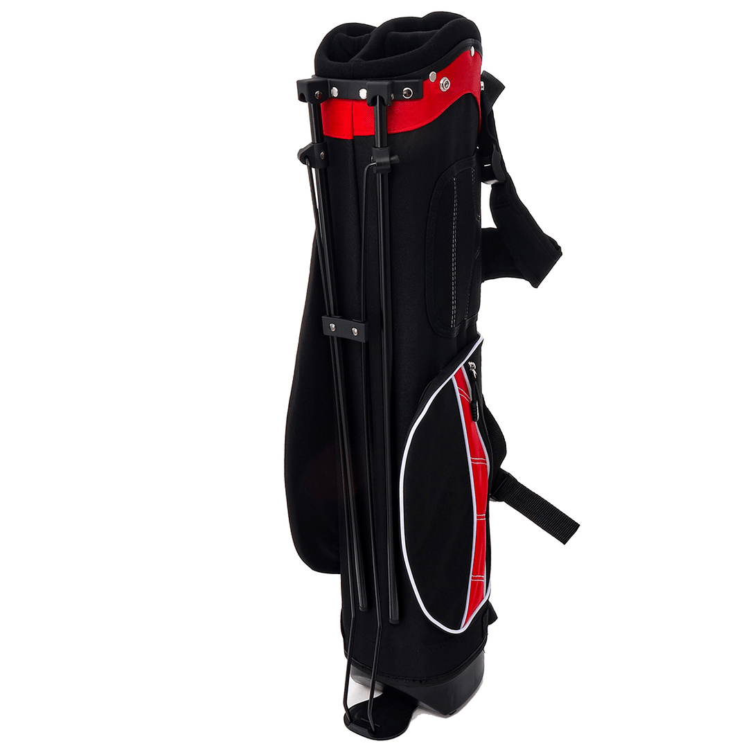 Children'S Golf Bag Golf Support Ultra Light Stand Portable Large Capacity Double Shoulder Strap for Boy Girl 3-12 Years Old - MRSLM