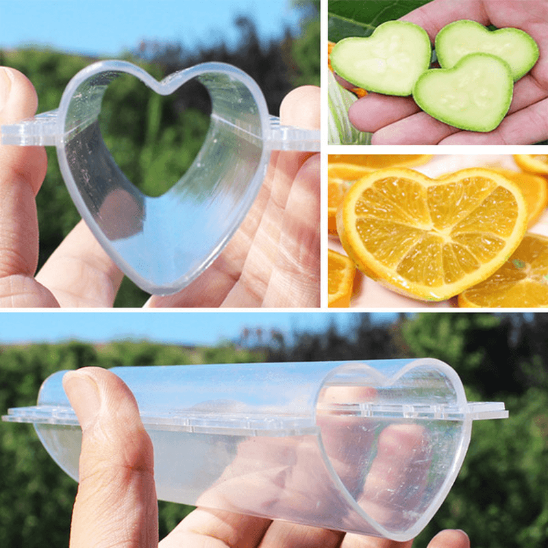 Heart-Shaped Cucumber Shaping Mold Garden Vegetable Growth Forming Mould Tool - MRSLM