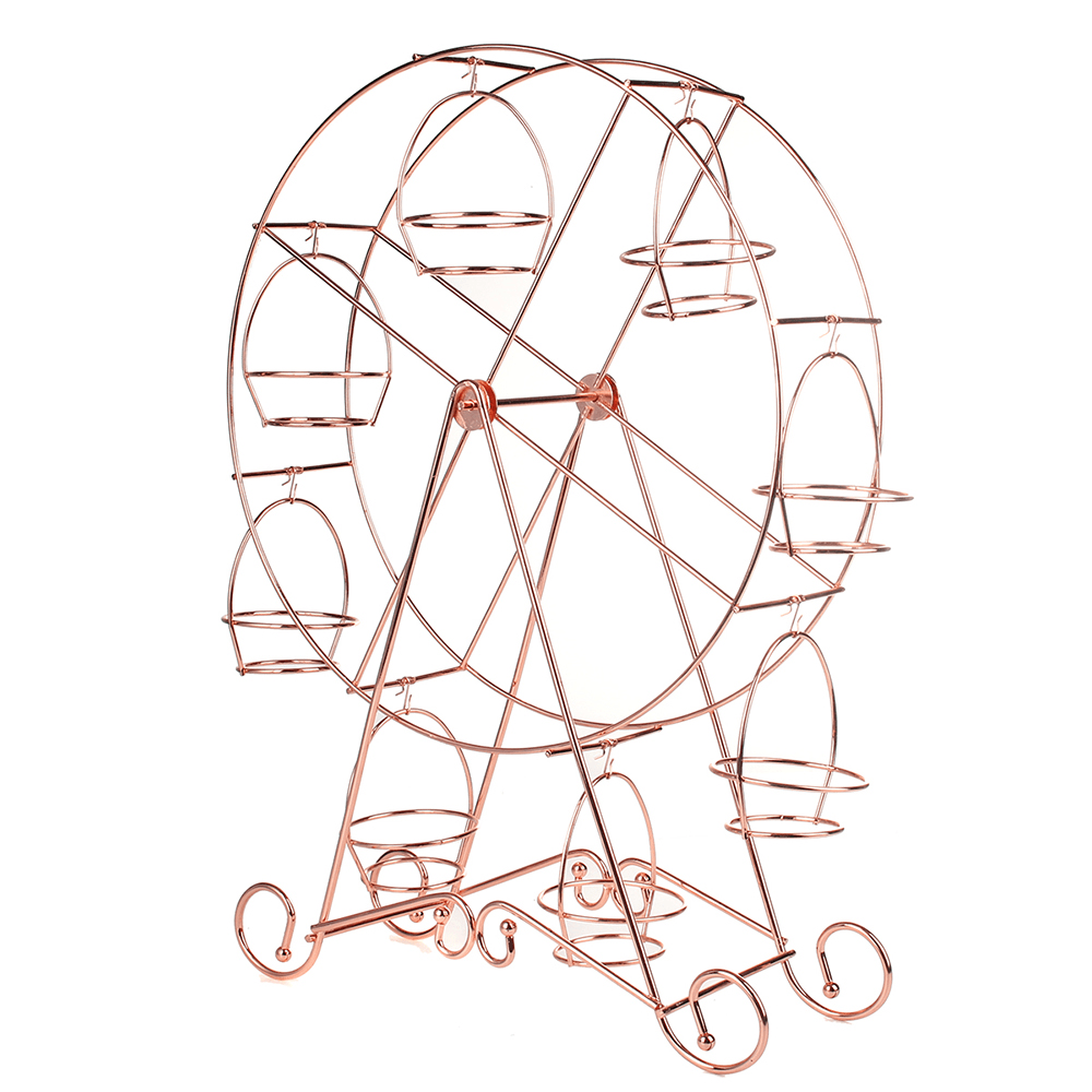 8 Cup Ferris Wheel round Cake Rack Cupcake Stand Wedding Birthday Tower Decations - MRSLM