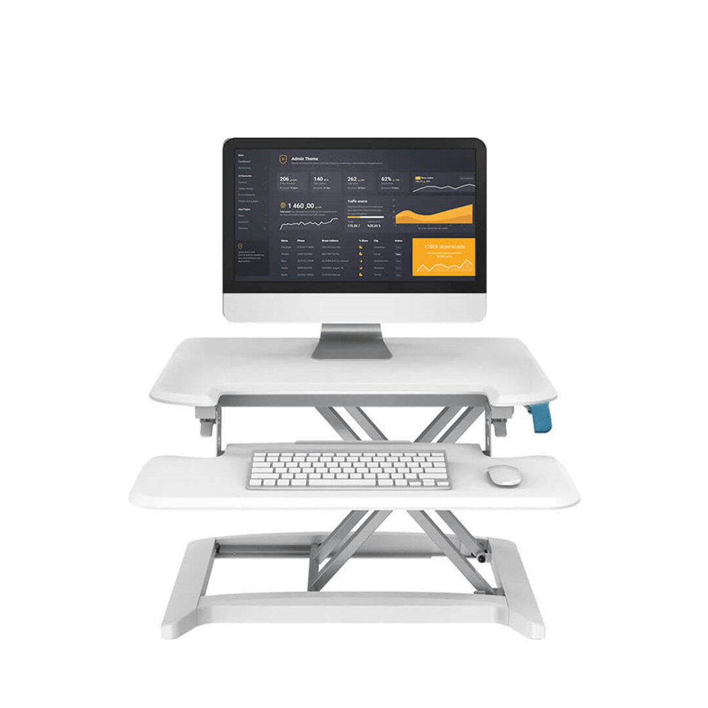 XIAOMI Sit-Stand Desk Riser Loctek Sit-Stand Workstation Height Adjustable Computer Laptop Desk with Removable Keyboard Tray - MRSLM
