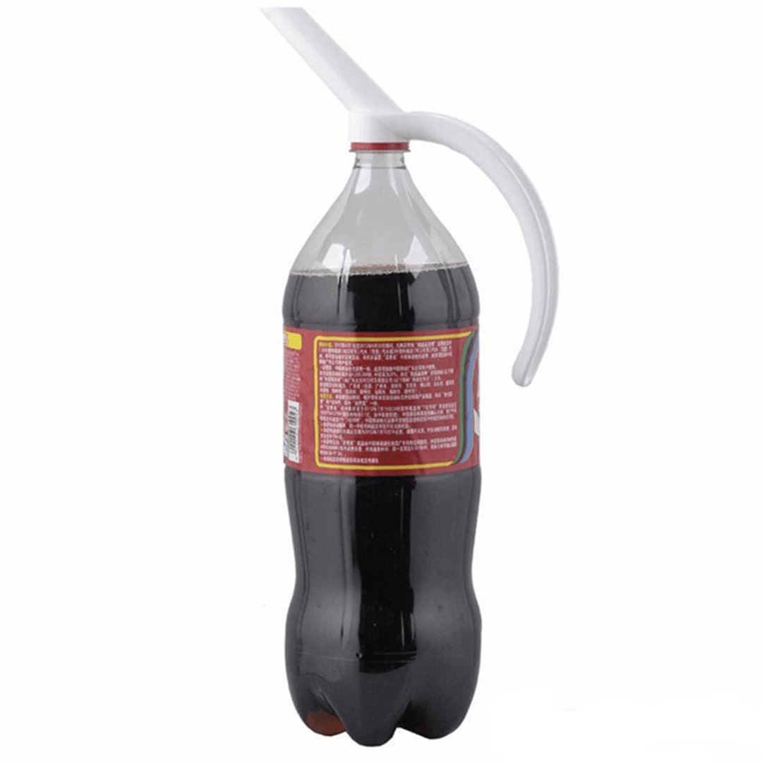 Plastic Water Soda Bottle Cola Coke Bottled Beverage Handle Cap Drinkware Dispenser - MRSLM