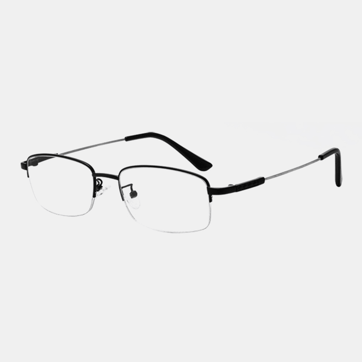 Unisex Folding Half Frame Anti-Blue Light Dual-Use Intelligent Zoom Multi-Focus Color Changing Reading Glasses Presbyopic Glasses - MRSLM
