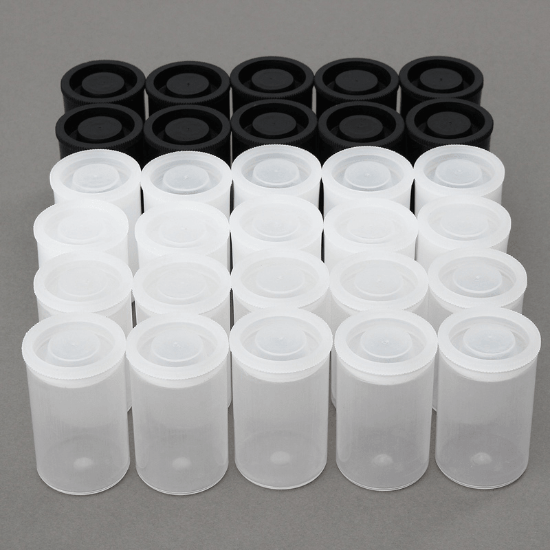 10Pcs Empty Plastic Can Paint Box Film Container Sample Cream Balm Jar Mini Cosmetic Storage Bottles Containers Pot Nail Arts 32X54Mm - MRSLM