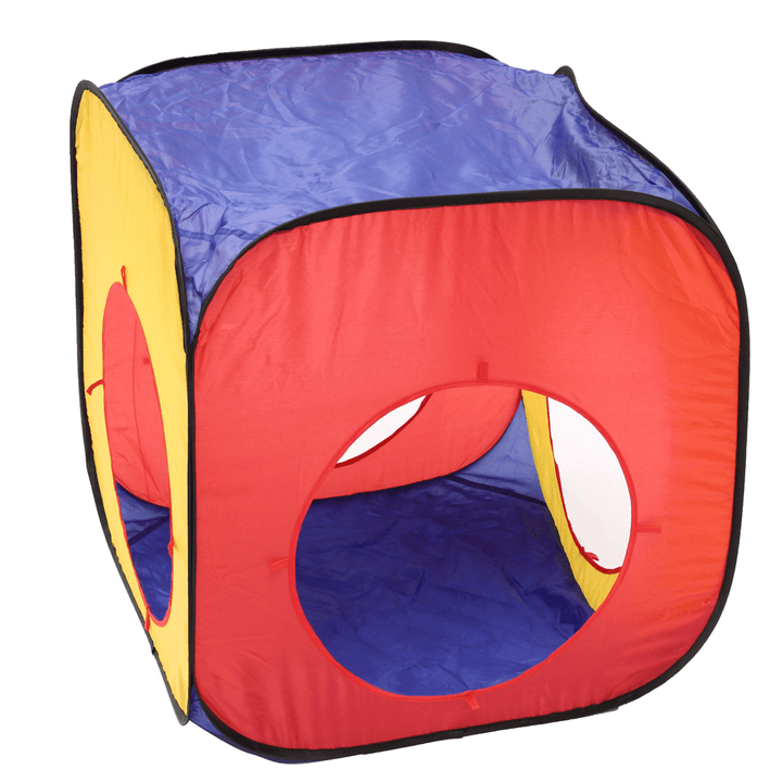 2.8M Three in One Outdoor Children'S Tent Crawl Tunnel Cubic Shape Playhouse for Kids - MRSLM