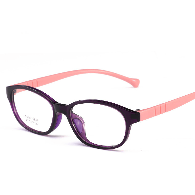 Retro Children'S Ultralight Glasses Frame Men and Women Baby Universal Comfortable Simple Silicone - MRSLM