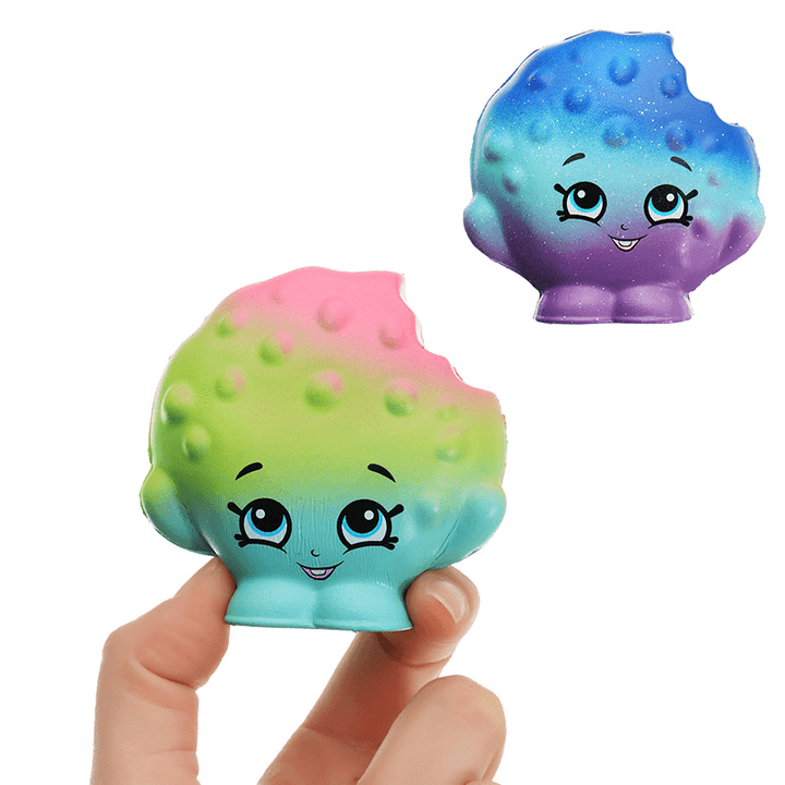 2Pcs Bite a Cookie Squishy 6.5*3.5Cm Squishy Slow Rising Soft Collection Gift Decor Toy - MRSLM
