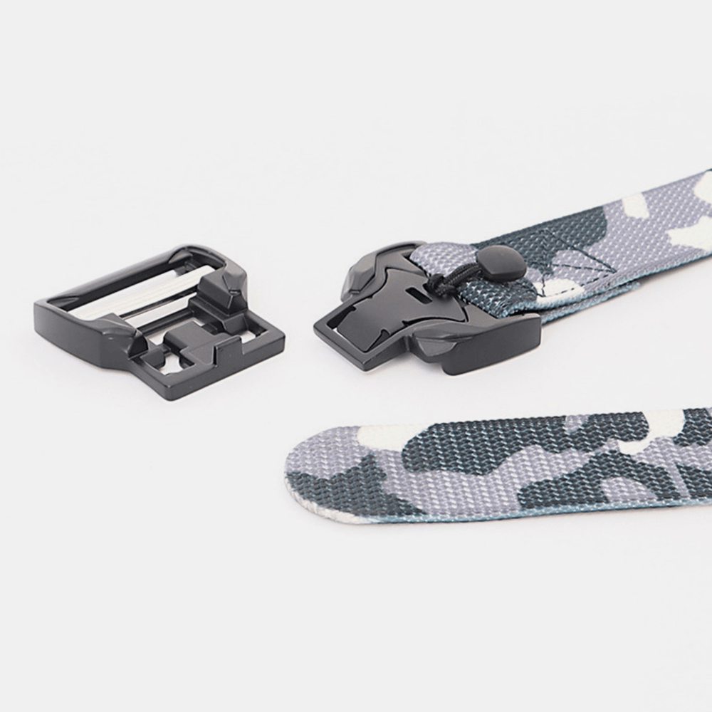 Men Camouflage Wild 125Cm Magnet Quick Release Buckle Outdoortraining Tactical Belts - MRSLM