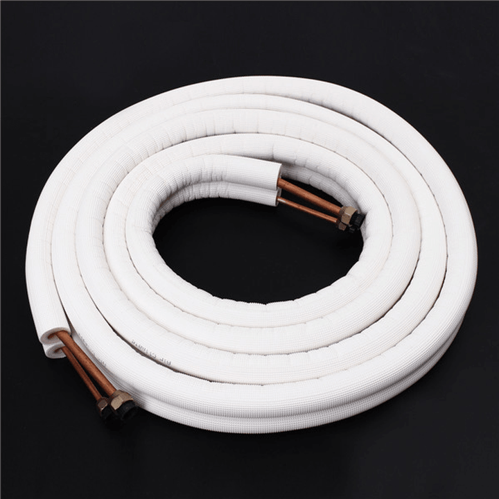 Air Conditioner Tube 1/4 3/8 Insulated Copper Pipe 5M Air Conditioning Pipe - MRSLM