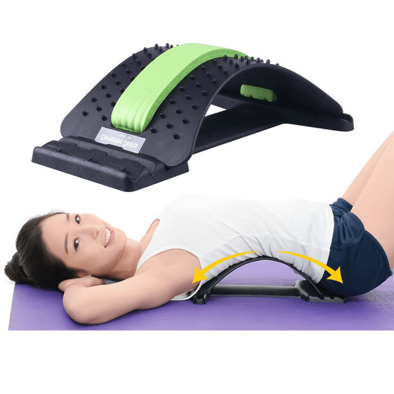 KALOAD Back Massage Magic Stretcher Back Support Lumbar Spine Massager Relaxation Fitness Tools - MRSLM