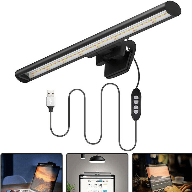 26CM LED Screen Light Bar Pro Screen Suspension Light with Controller Smart Game Light Eye Protection Desk Lamp - MRSLM
