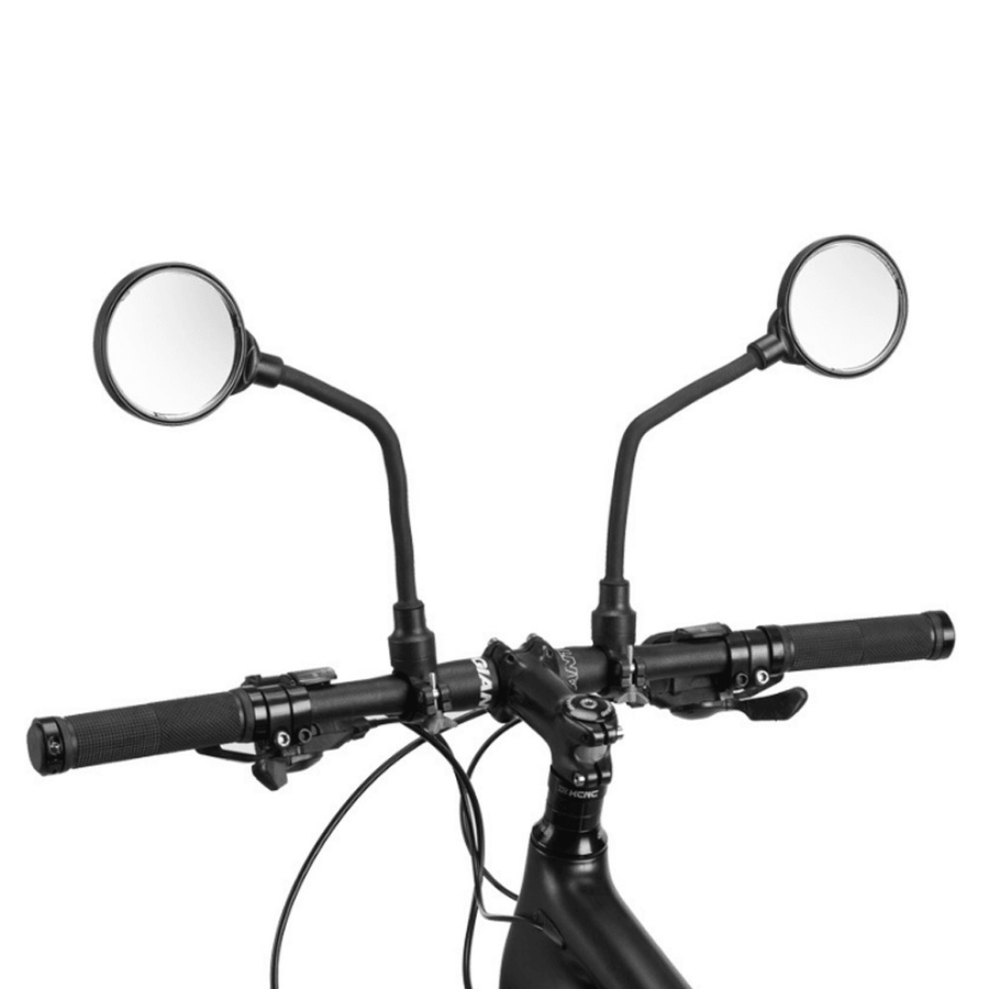 Bike Mirror Rearview Handlebar Mirrors Cycling Rear View Flexible Adjustable View Rearview Mirror for MTB Road Bike - MRSLM