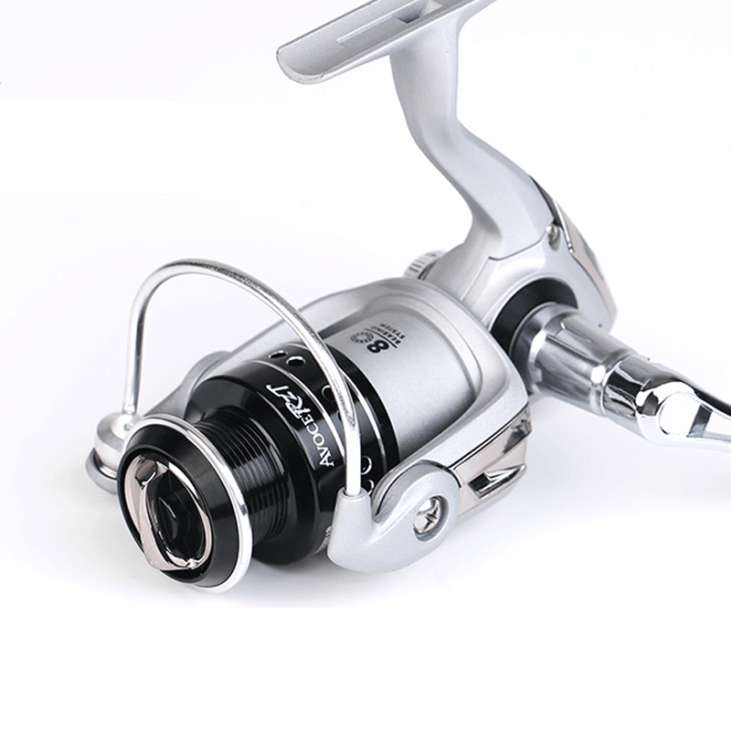 Mitchell 187G 5.4:1 Speed Ratio Fishing Reel 7 +1Bearing Spinning Wheel Long-Distance Cast Reel Fishing Tool - MRSLM