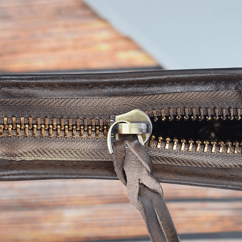 Men Vintage Genuine Leather Embossing Car Key Case Holder - MRSLM