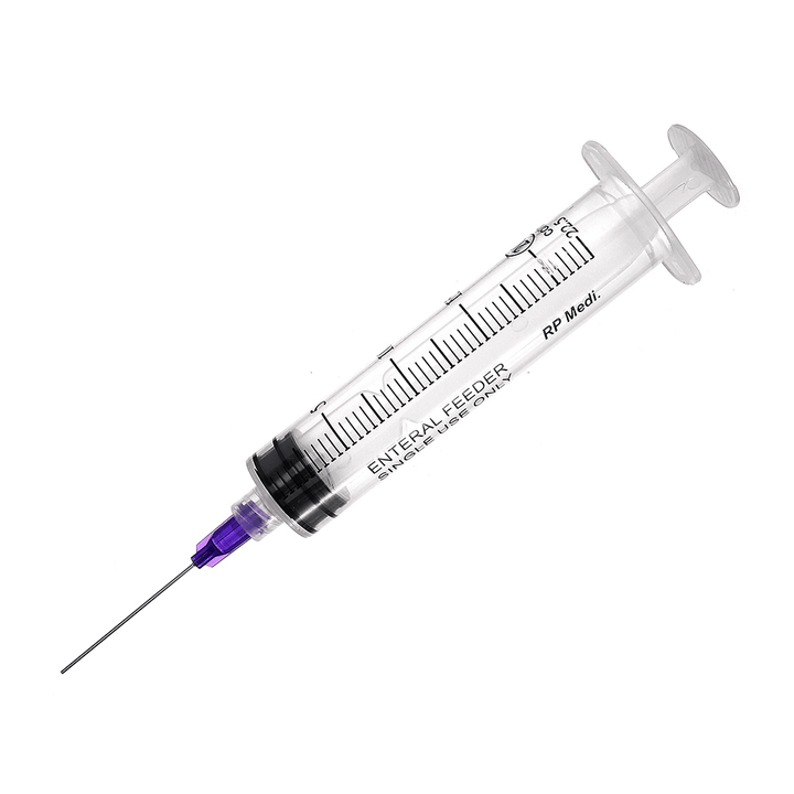 5Pcs 3Ml 10Ml 20Ml Syringe Crimp Sealed Blunt End Tips for Makeup DIY Glue Oil Ink - MRSLM