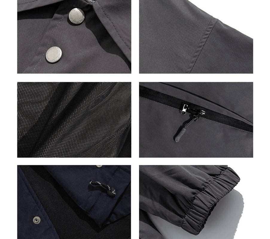 Fashion Simple Men'S Long Sleeve Work Jacket - MRSLM