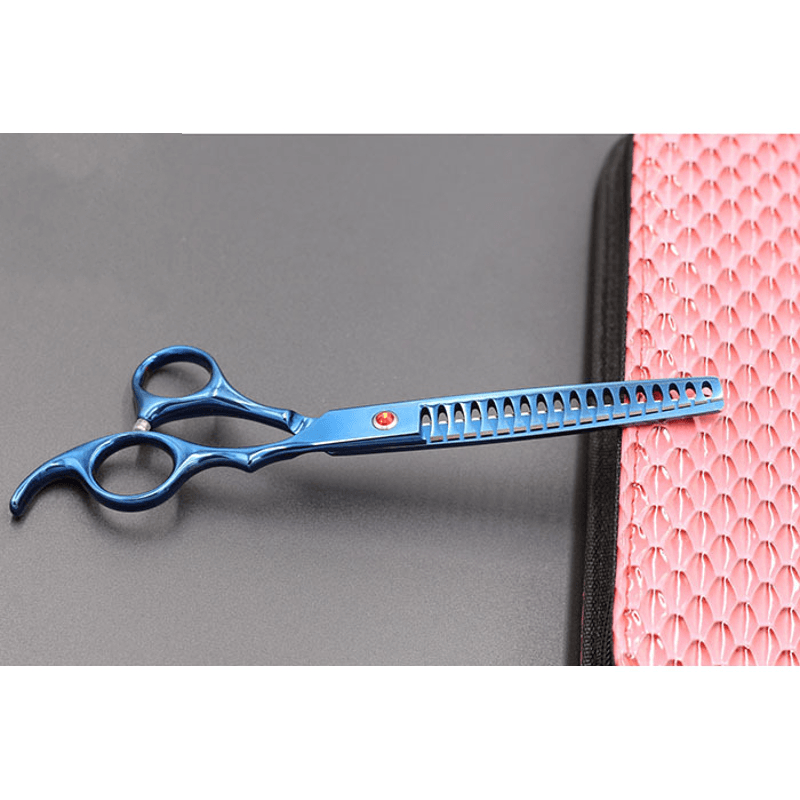 Multicolor Professional Pet Dog Scissors Stainless Steel Thinning Cutting Shears Cats Dogs Grooming Scissors Hair Trimming Tools - MRSLM
