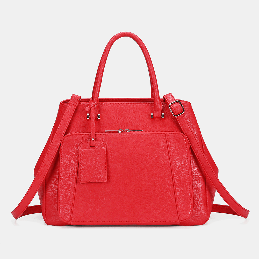 Women Design Solid Handbag Multifunction Crossbody Bag Fashion Bag - MRSLM