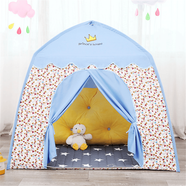 Portable Folding Baby Toy Prince Princess Tent Children Castle Play House Outdoor Kids Beach Backyard Garden Toys - MRSLM