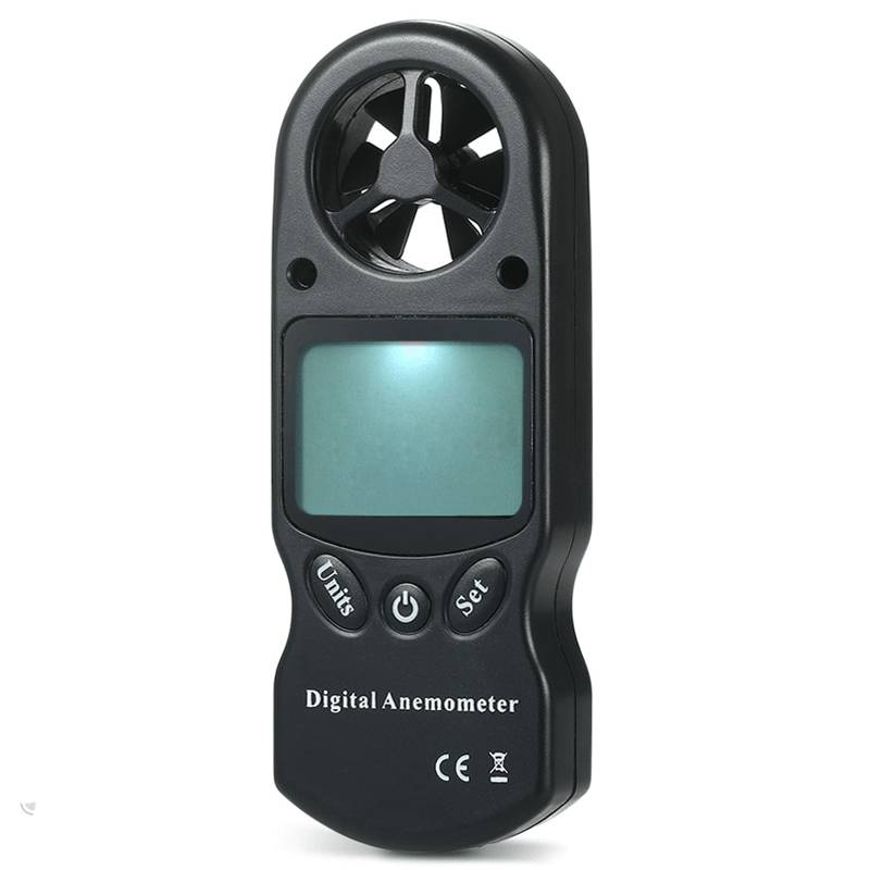 3 in 1 Handheld Digital Anemometer Wind Speed Meter Thermometer Hyprometer - MRSLM