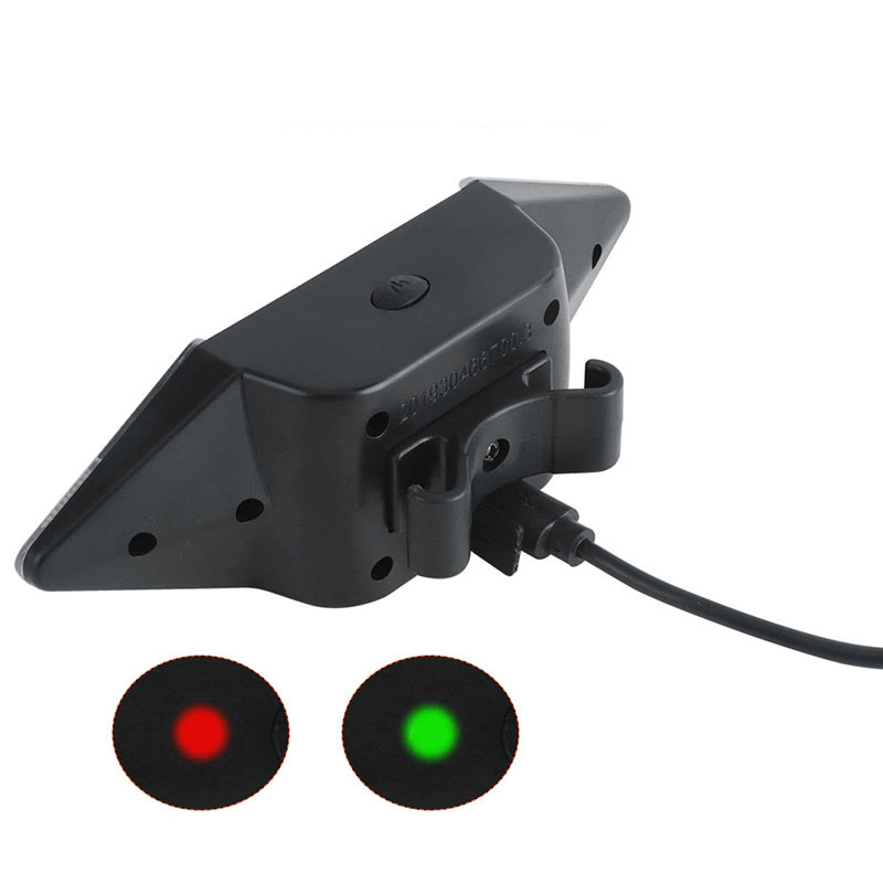 Boruit 6-Modes Remote Control Smart Bike Turning Signal Taillight Intelligent USB Bicycle Rear Light LED Warning Lamp - MRSLM