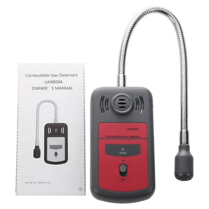 UYIGAO UA9800A Combustible Gas Detector Monitor Portable Odor Gas Leak Meter Gas Analyzer Alarm 0-99% - MRSLM