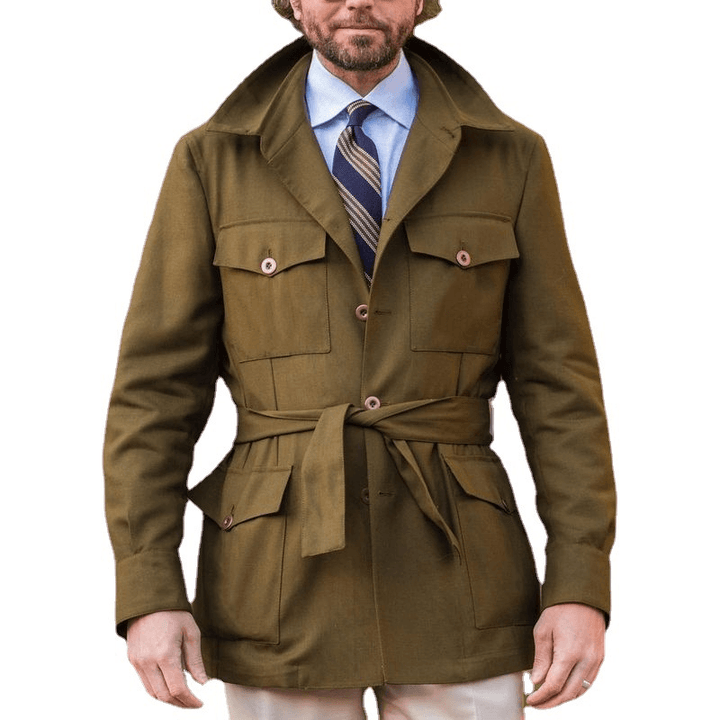 Autumn Men'S Coat in the Long Slim Size - MRSLM