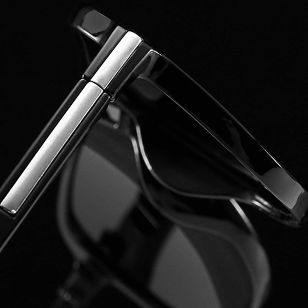 Fashion Men'S Sunglasses Retro Large Frame Polarized Sunglasses for Outdoor Driving Travel - MRSLM