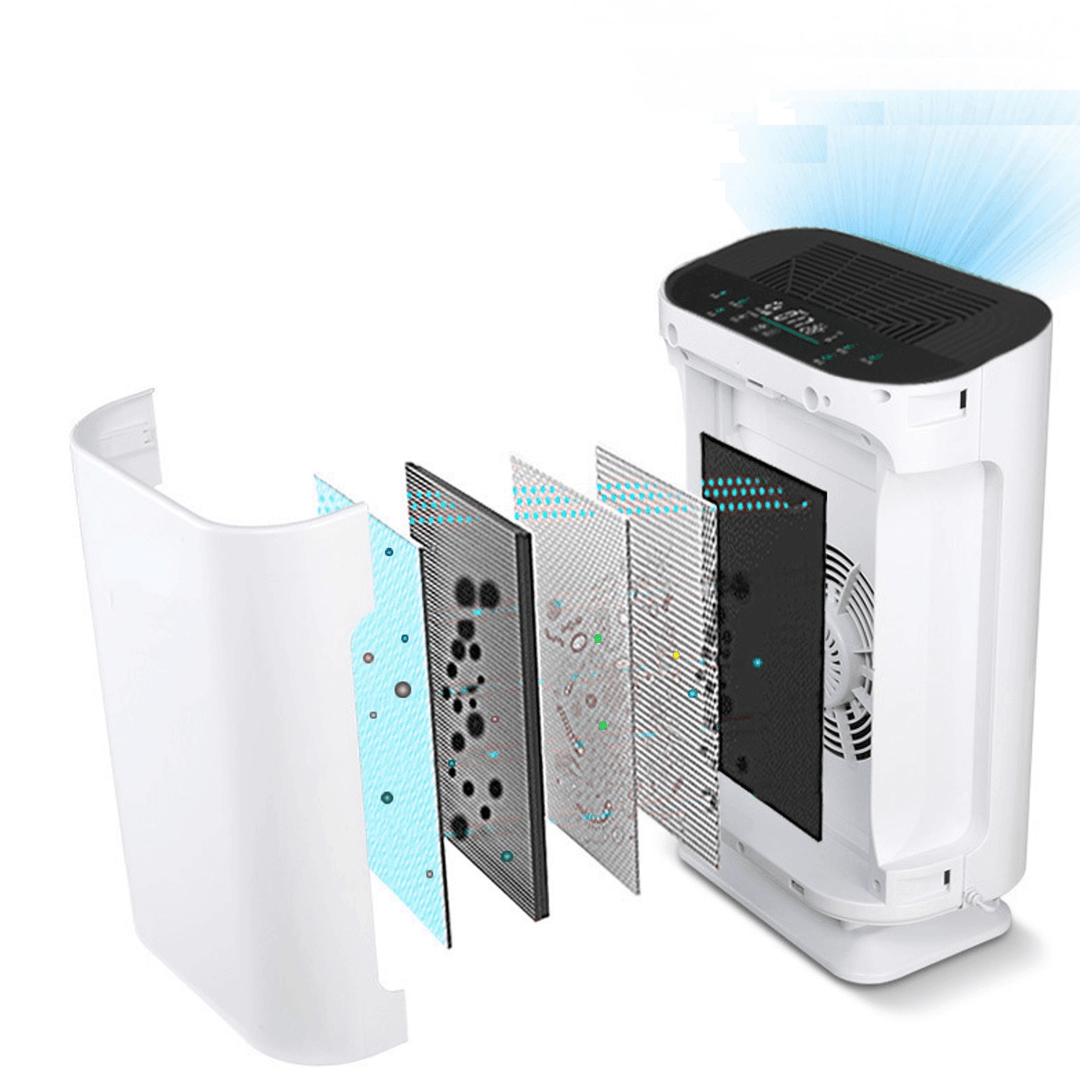 Air Purifier Ioniser Quiet Mode Hepa with Dual Filtration Filter Ionizer HEPA - MRSLM