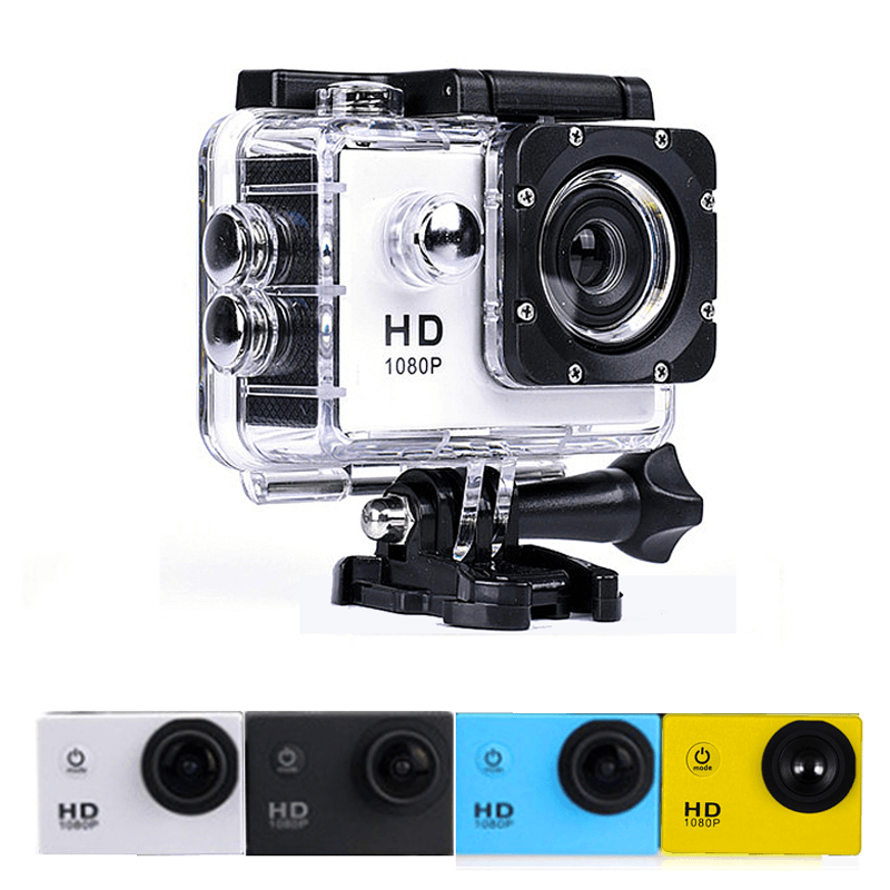 XANES® A7 1080P 2.0" Screen Waterproof Outdoor Sport Action Camera Portable Camera Underwater Video Record Cams - MRSLM