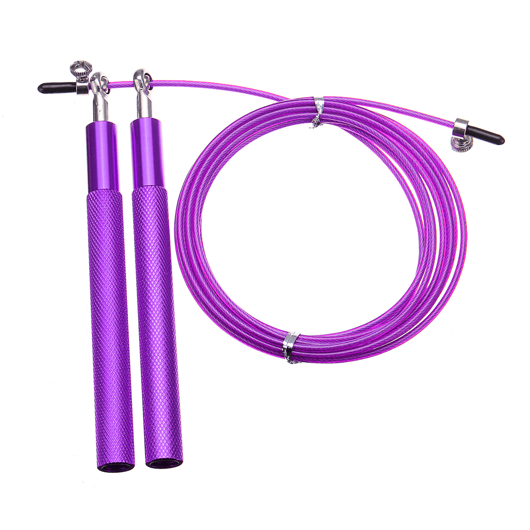 Aluminum Speed Rope Jumping Sports Fitness Exercise Skipping Rope Cardio Cable - MRSLM