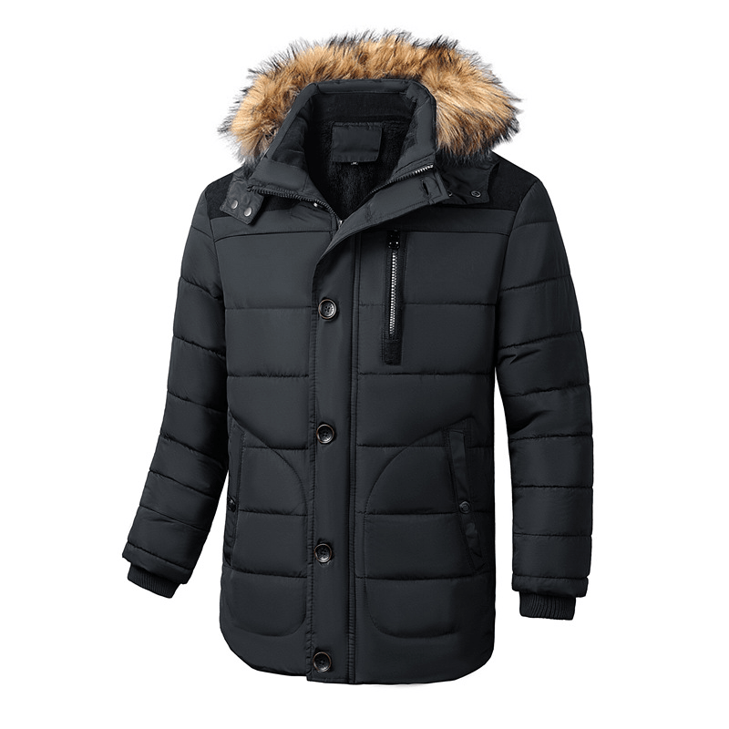 Men'S Cotton-Padded Clothes Warm Jacket - MRSLM