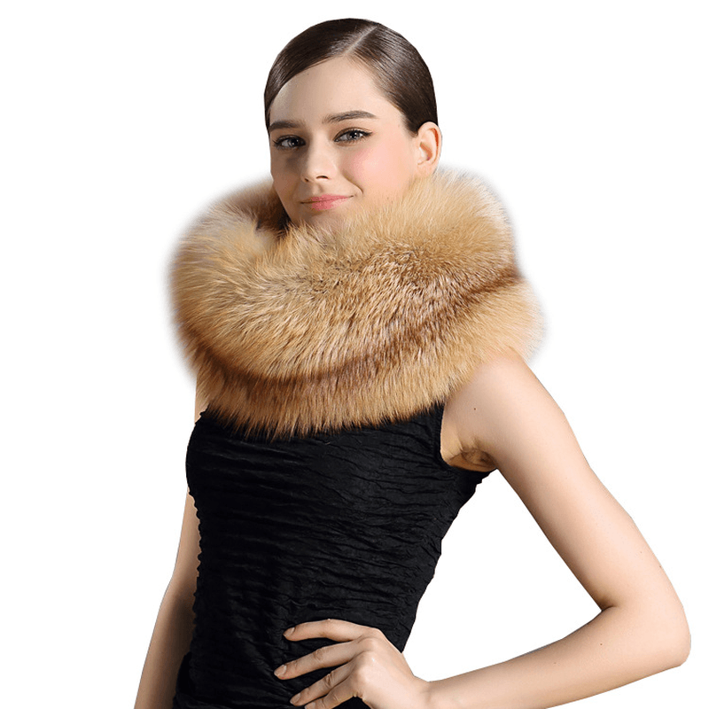 Bib Silver Fur Scarf for Men and Women - MRSLM