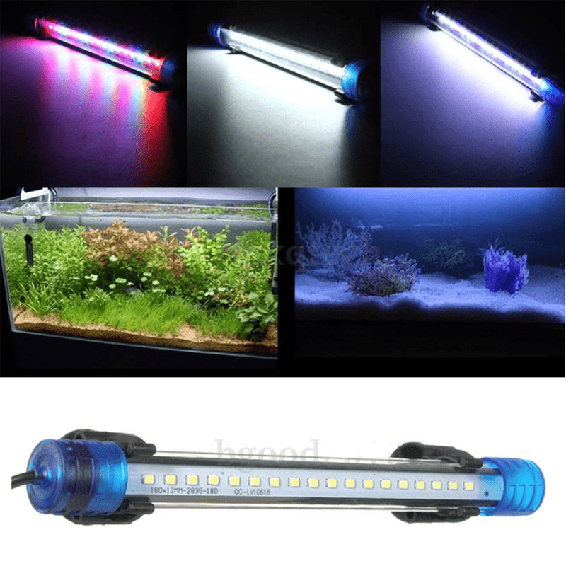 Aquarium Waterproof LED Light Bar Fish Tank Submersible down Light Tropical Aquarium Products 3W 30CM - MRSLM
