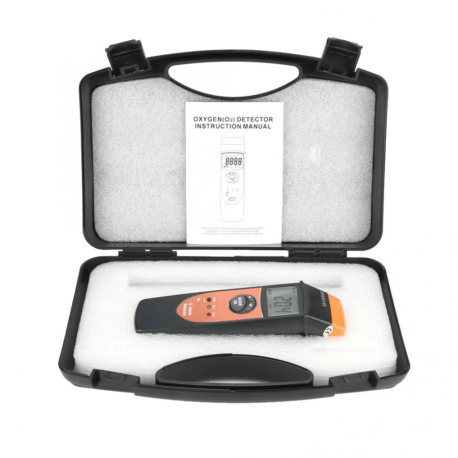 SPD201 High Portable Oxygen Alarm Digital Handheld O2 Gas Detector Tester Meter - MRSLM
