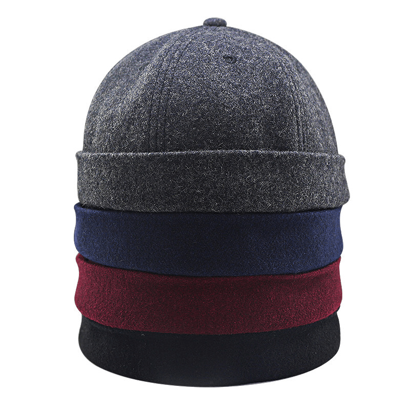 New Hot-Selling Woolen Hat for Men plus Velvet Thickening - MRSLM