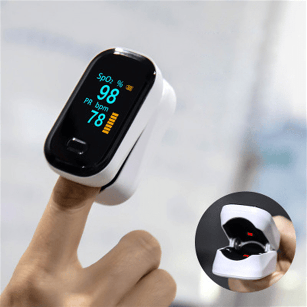 BOXYM Ofit-2 Finger-Clamp Pulse Oximeter Finger Blood Oxygen Saturometro Heart De Oximeter Portable Pulse Oximetro Monitor - MRSLM