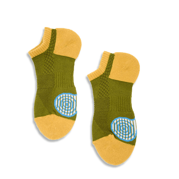 Men Cotton Sweat Breathable Antiskid Ankle Socks - MRSLM
